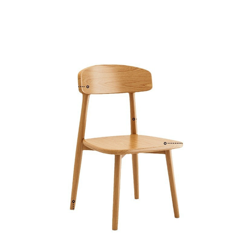 Solid wood dining chair