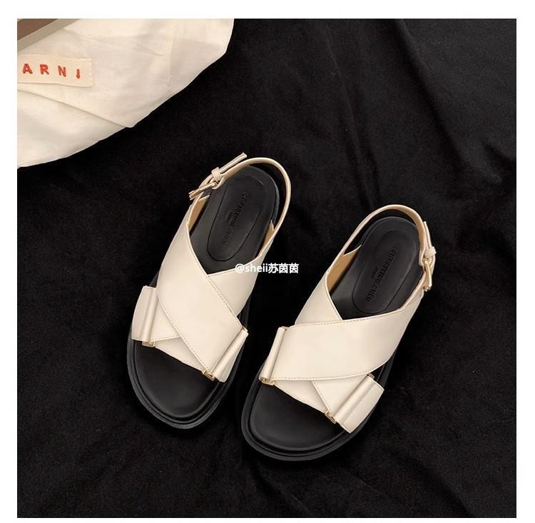 35-44 sizes classic versatile open-toe platform sandals for women summer fairy style to show feet little lady Roman sandals for women