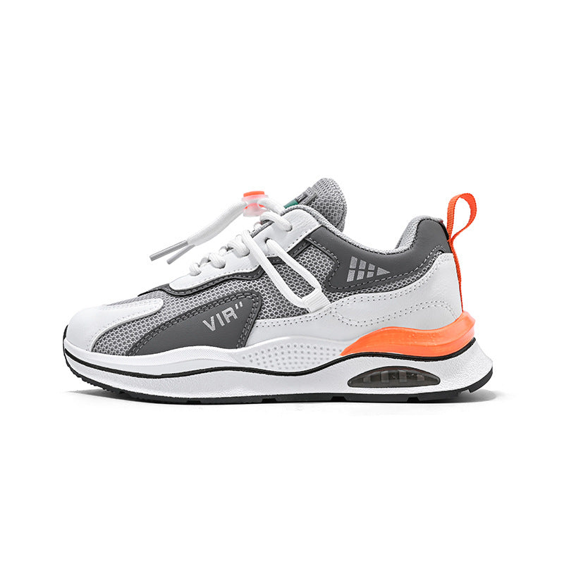 Boys' sneakers, spring new cross-border hot children's shoes, mesh breathable Forrest Gump shoes, primary school running shoes
