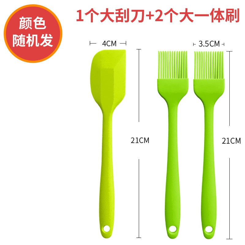 Silicone integrated oil brush