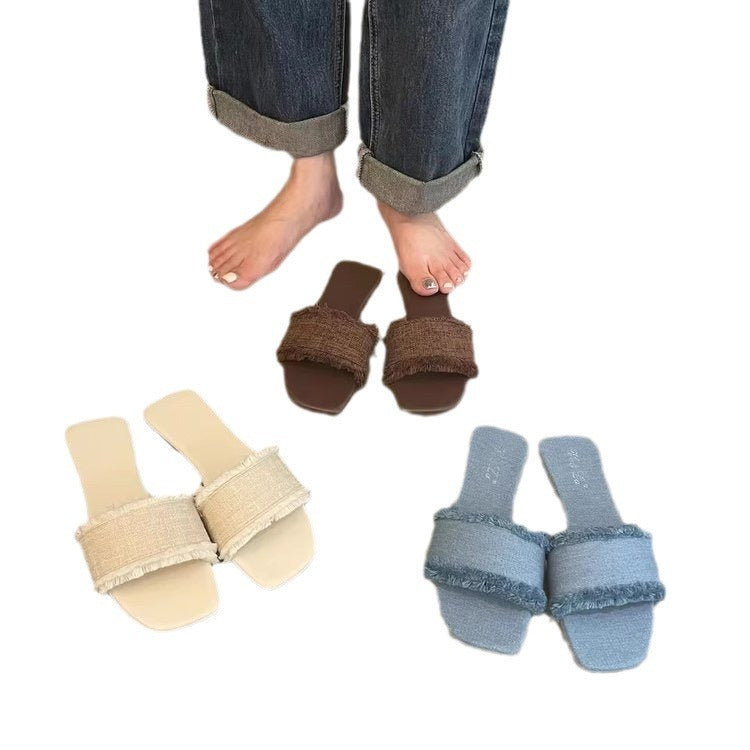Fairy style summer retro temperament cross strap roman shoes beach shoes soft soled open toe straight buckle sandals women