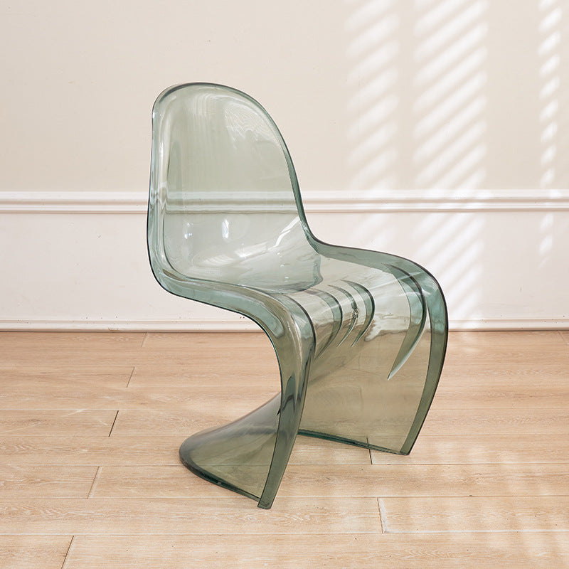 Pan Dong chair simple modern dining chair creative designer acrylic plastic chair net red transparent chair makeup stool
