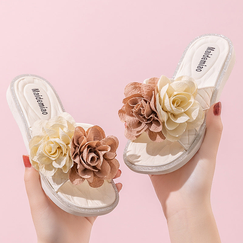 Girls Slippers 2025 New Style Girls Baby Indoor Summer Non Slip Home Soft Sole Kids Princess Cool Slippers