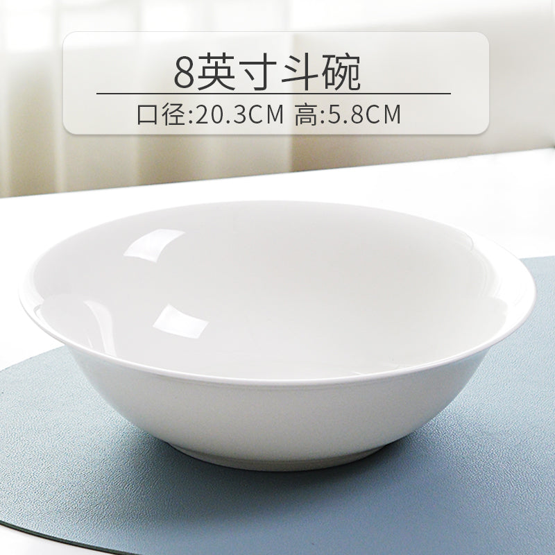 White noodle bowl