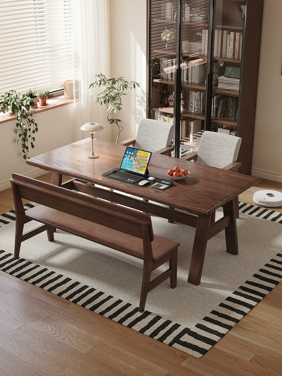 Solid wood table