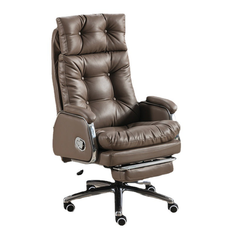 Leather boss chair reclining office chair ergonomic computer chair office business executive chair manufacturers