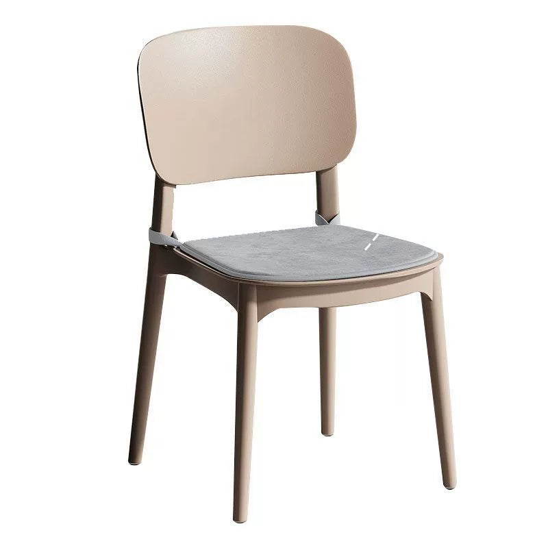 Thickened plastic dining chair