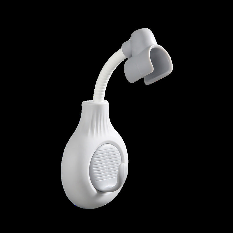 Shower bracket free punch nozzle hanging seat fixed artifact can be adjusted universally, lotus pod bathroom flower drying shower base