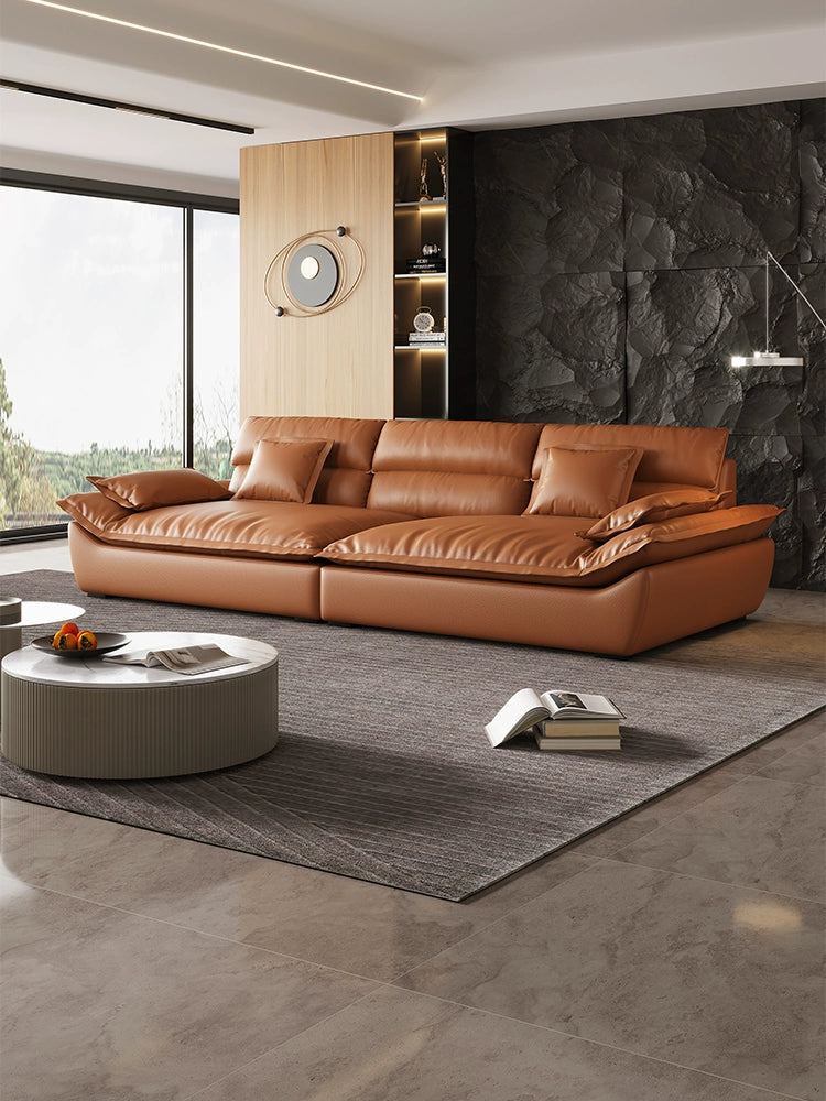 Leather sofa