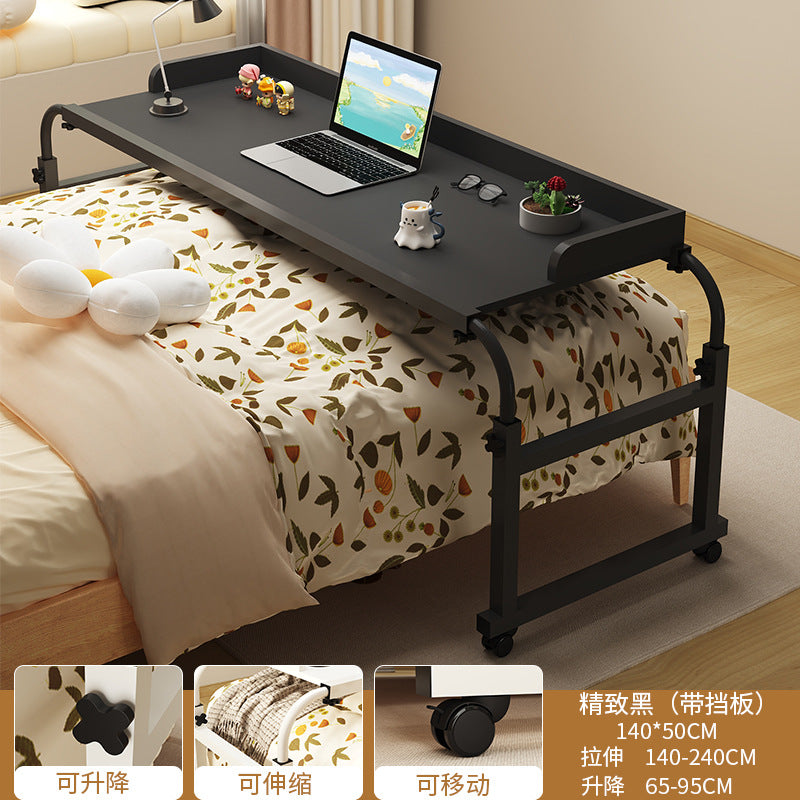 Trendy Cross Bed Table, Home Bed Table, Movable Desk, Computer Desk, Bedroom Bedside Small Table, Lazy Lifting Bed