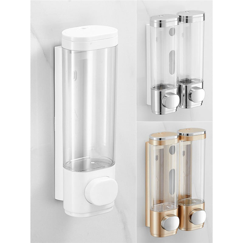 wall-hung hotel guest house shower gel box, hand sanitizer bottle, press non-perforated dish soap dispenser, shampoo
