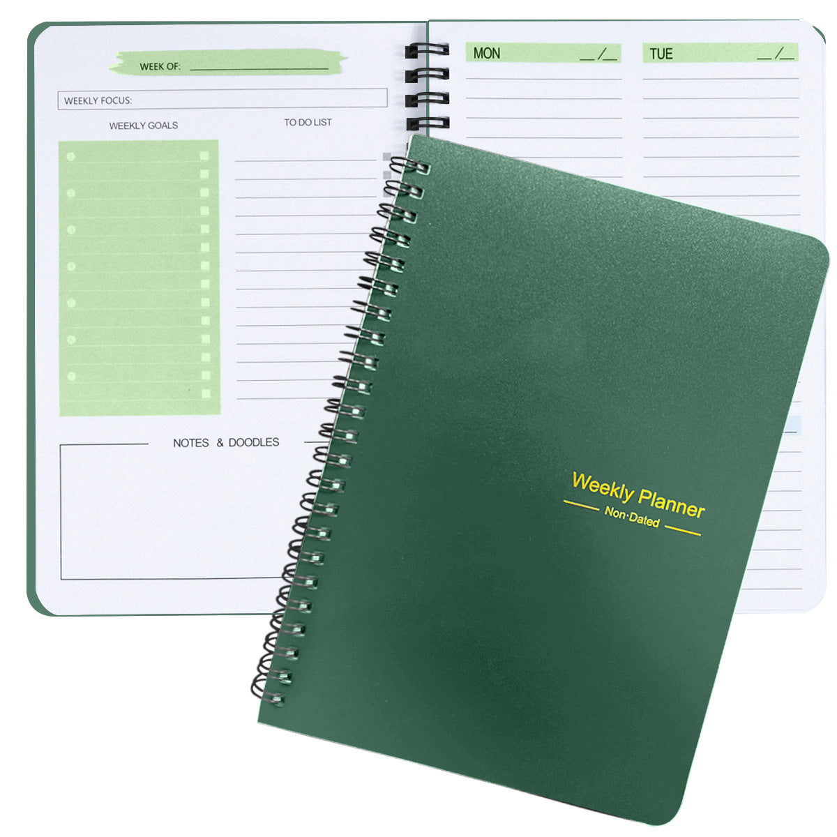 Cross Border Spot English Schedule This Week Plan Planner 52 Weeks Coil This Plan This Notebook Schedule Book