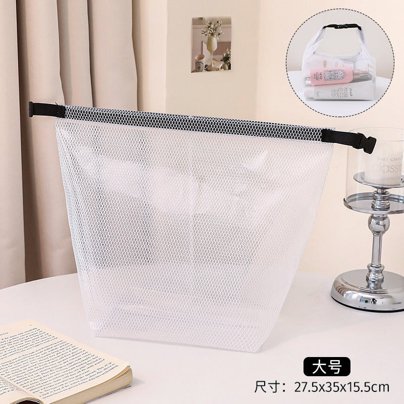 Waterproof Storage Bag Women's Large Capacity Transparent Travel Fitness Swimming Bag Portable Hand Carry Cosmetics Storage Toiletry Bag