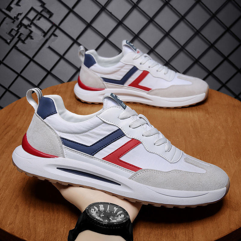 Men's shoes: spring and summer, thin casual canvas shoes, breathable board shoes, fashionable casual and versatile, breathable trendy shoes, sneakers
