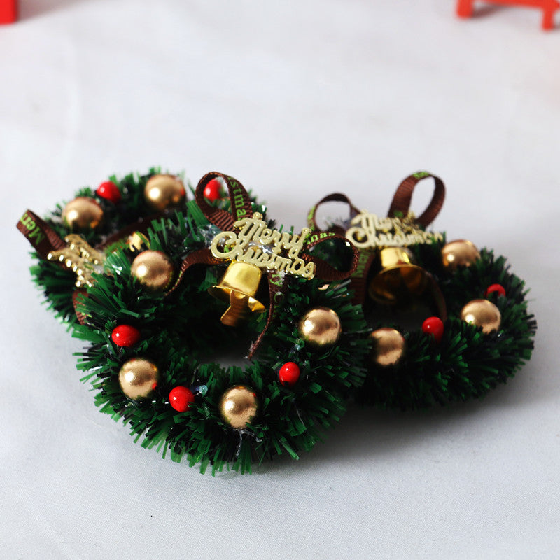 Dollhouse1:12Dollhouse Christmas Doorway Garland Mini Home Ornaments Rich Decorate Holiday Scenes