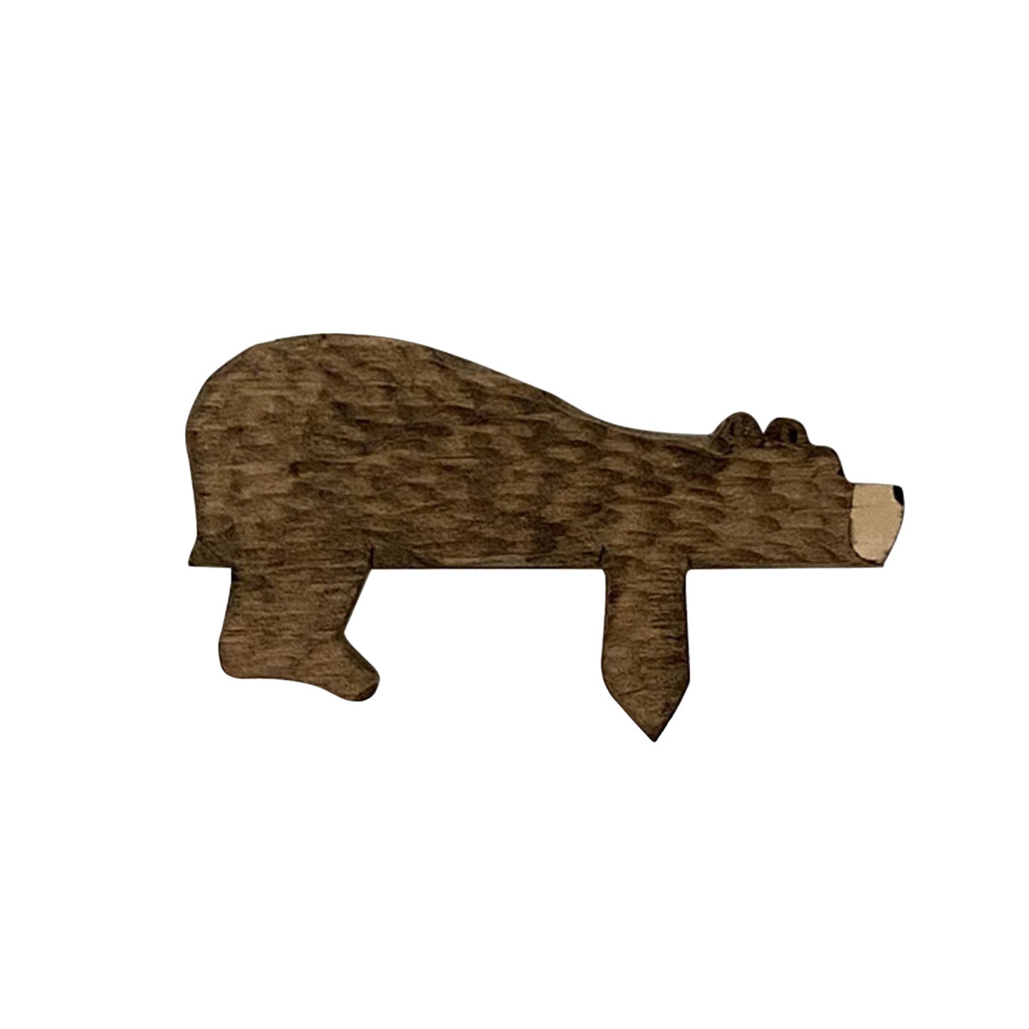 Cross-border new funny animal brown bear door top ornament home interior creative wooden craft door frame decoration