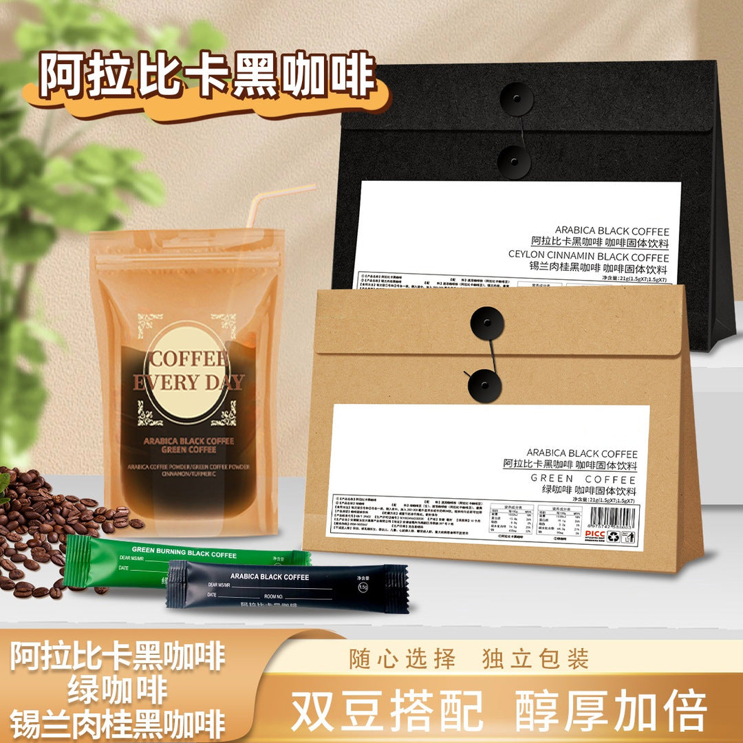 Mediterranean Coffee PH Arabica Black Coffee Daily Coffee Ceylon Cinnamon Black Coffee Green Burning Black Coffee R