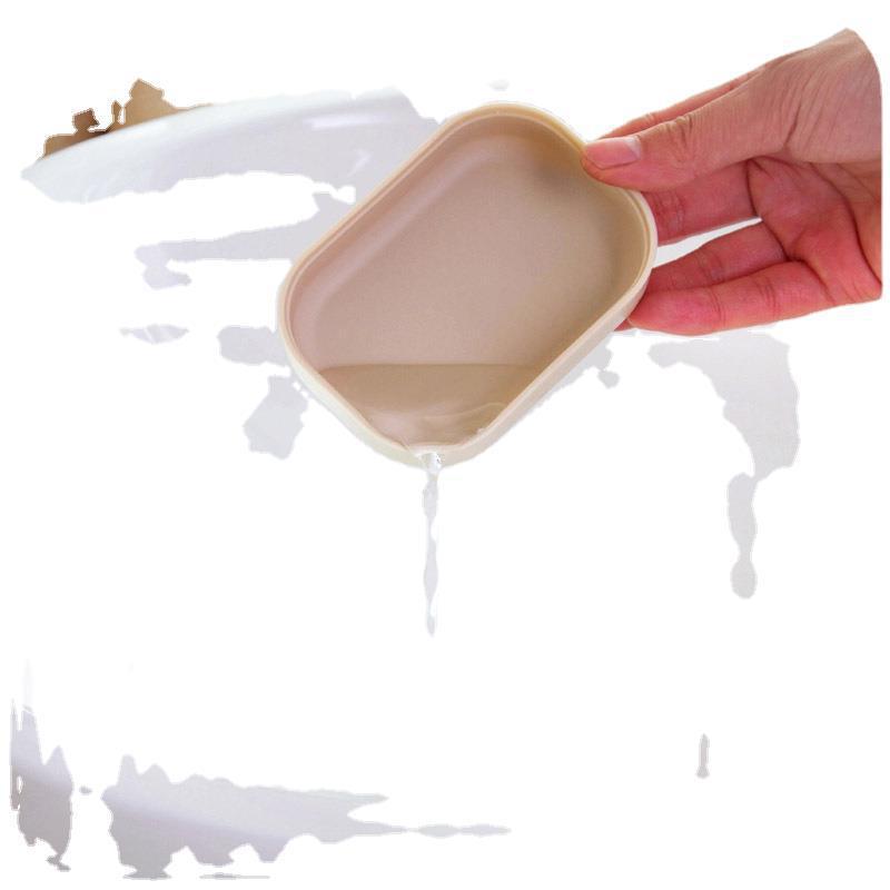 Double layer soap tray with lid toilet drain soap dish creative travel portable soap tray soap dish soap dish dropshipping