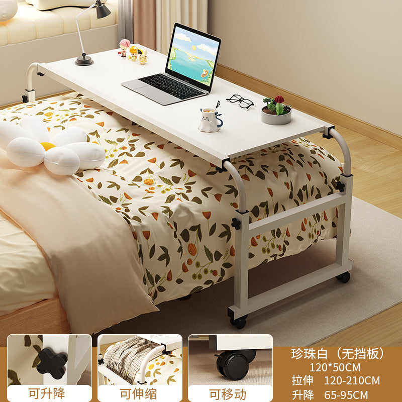 Trendy Cross Bed Table, Home Bed Table, Movable Desk, Computer Desk, Bedroom Bedside Small Table, Lazy Lifting Bed
