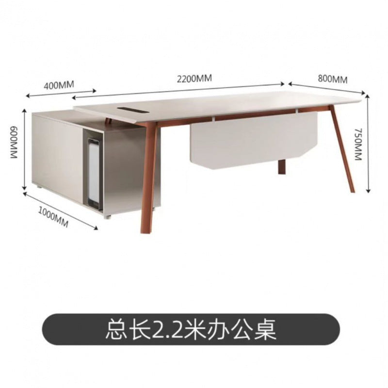 N8 Desk Simple Modern Manager Office Furniture Desk Single Computer Desk Boss Desk Chair Supervisor