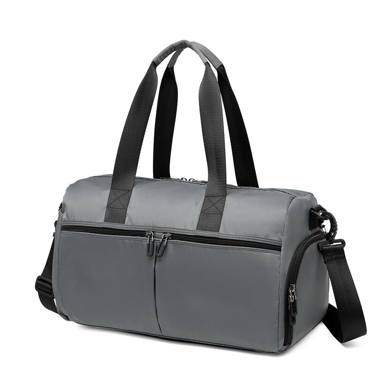 Cross-border high-end sense with shoe warehouse dry and wet separation yoga bag Large capacity travel sports shoulder casual fitness bag