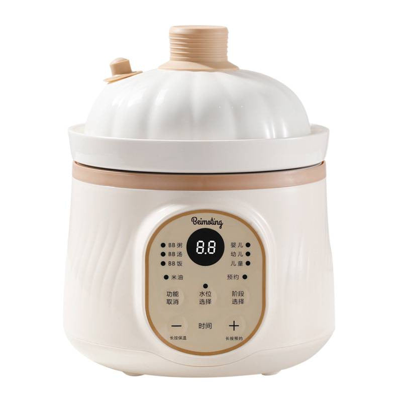Micro-pressed rice oil complementary food pot baby baby complementary food pot electric crow-cooker BB pot for cooking porridge ceramic stew pot soup pot