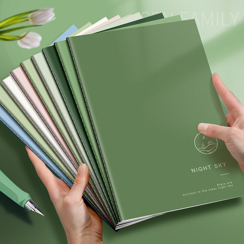 Forest Department Notebook A5 Simple Ins High-value Notepad Thickened B5 Retro Department Student Entrance Examination Soft Copy