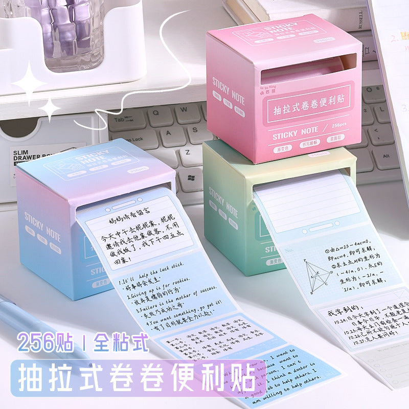 Pull-out post-it sticky notes for students with high value, special sticky notes for junior high school students, sticky notes sticky notes