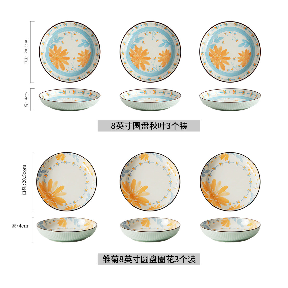 Ceramic dishes