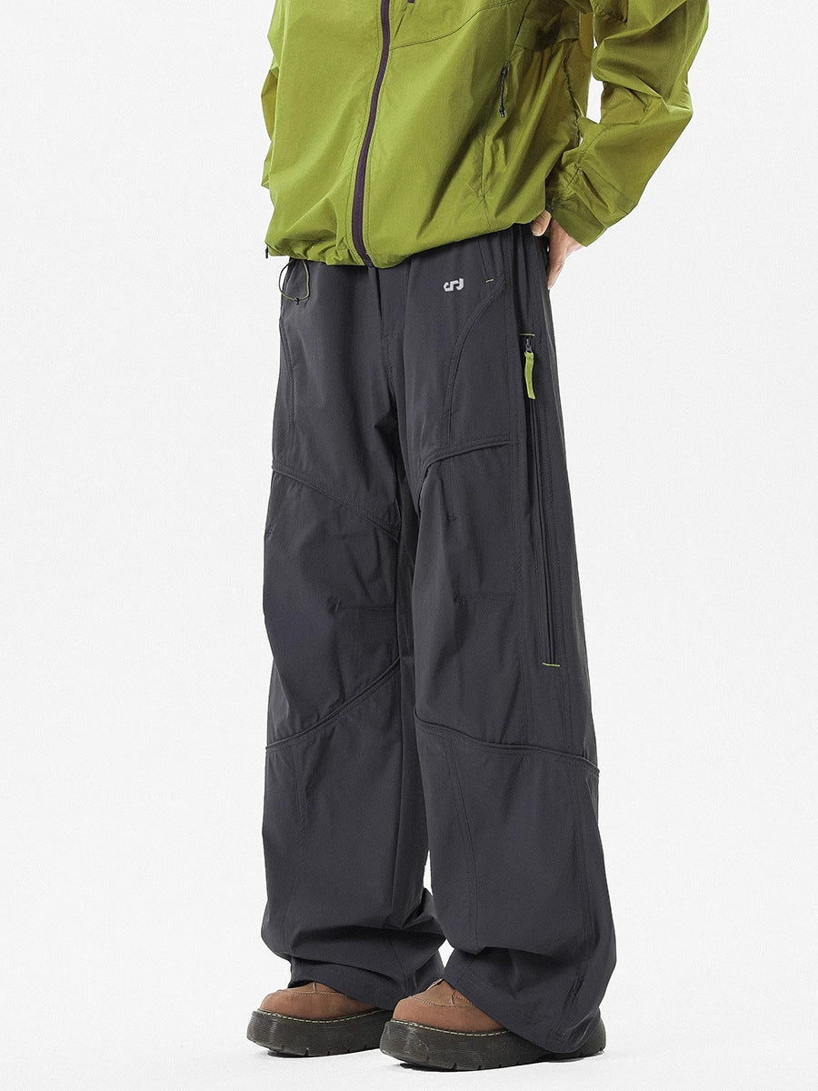 American-style outdoor assault cargo pants men's spring quick-drying waterproof water-repellent hiking pants functional side-chain sports casual pants