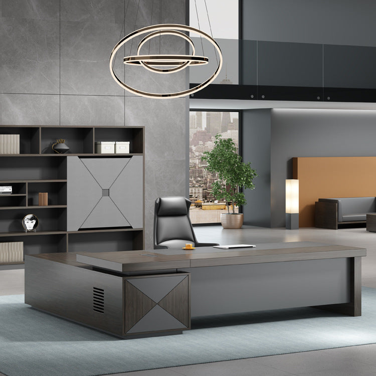 Source of origin: boss table, president table, high-end manager table, walnut boss table, single president table, executive desk, executive table boss desk