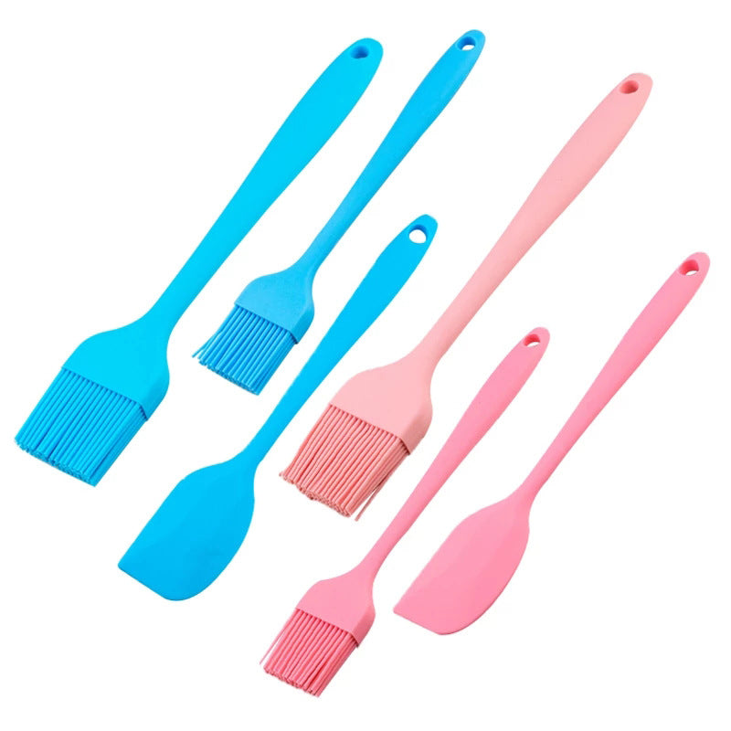 Barbecue silicone oil brush