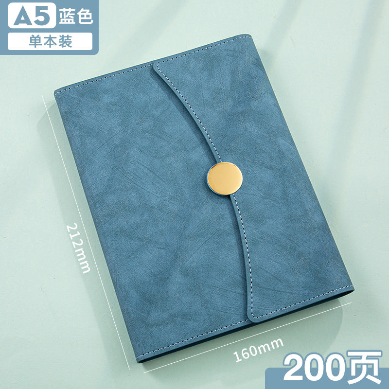 A5 tri-fold notebook gift box set business high-end book and pen company school gift can print logo gift
