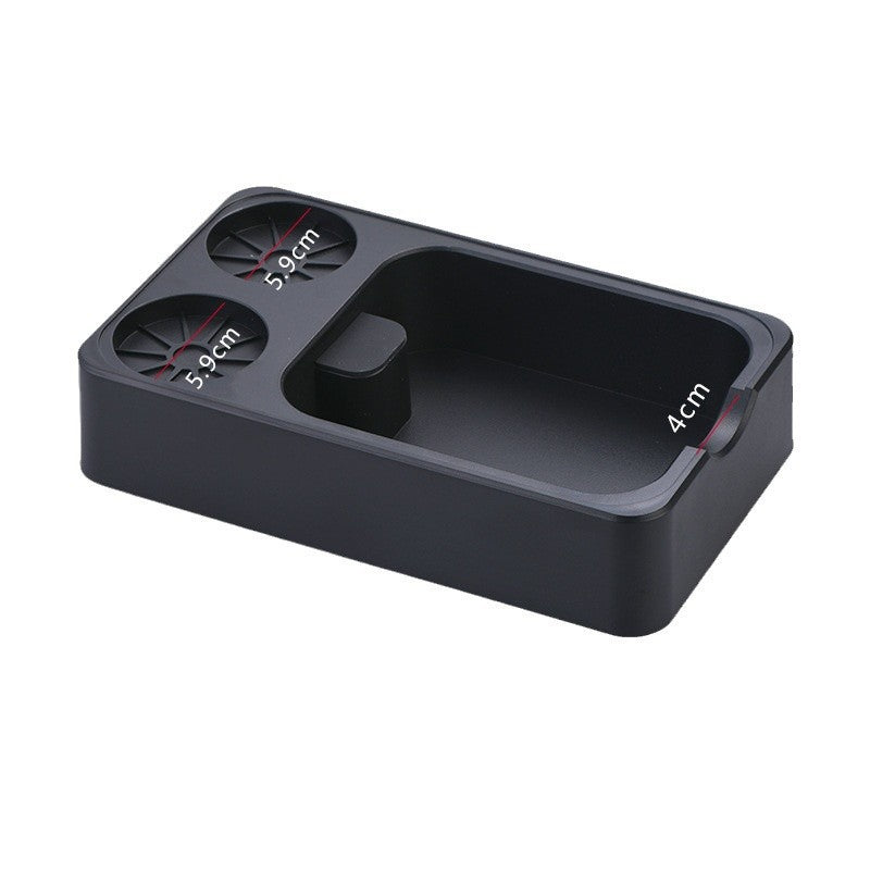 Multi-function coffee press base, slag knocking box, espresso powderer, three-piece set, storage handle bracket, 51 58mm