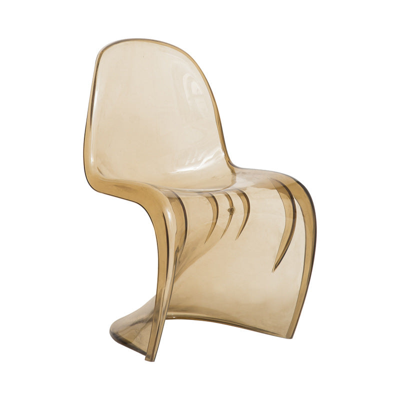 Pan Dong chair simple modern dining chair creative designer acrylic plastic chair net red transparent chair makeup stool