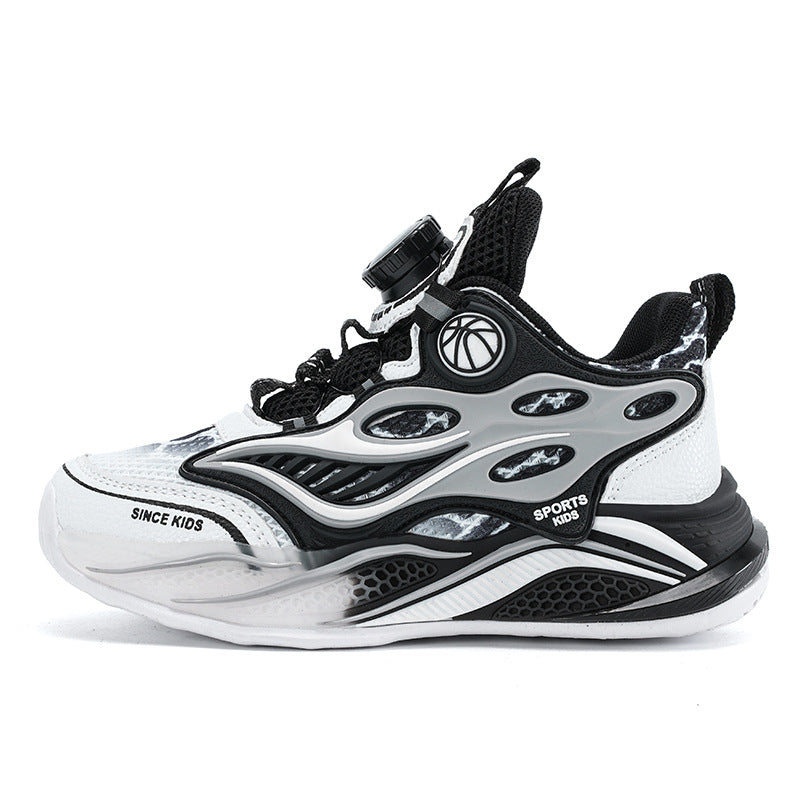 Carefully selected professional basketball shoes, boys' sneakers, spring and summer children's shoes, men's mesh breathable, medium and adult children running lightly