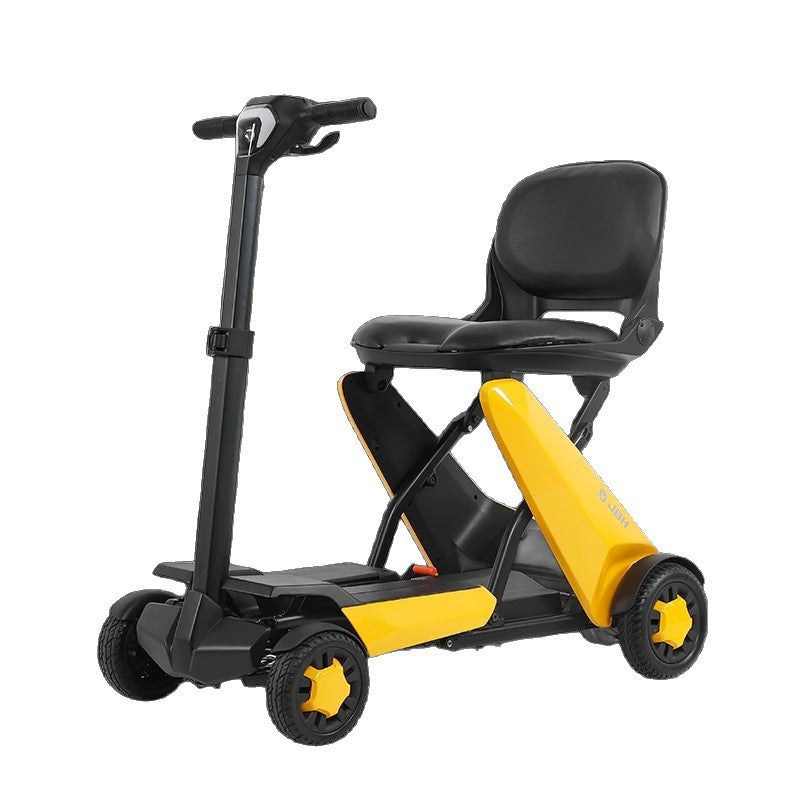 JBH Golden Lily Electric Wheelchair Automatic Bumblebee Elderly Scooter Electric Vehicle Automatic Folding