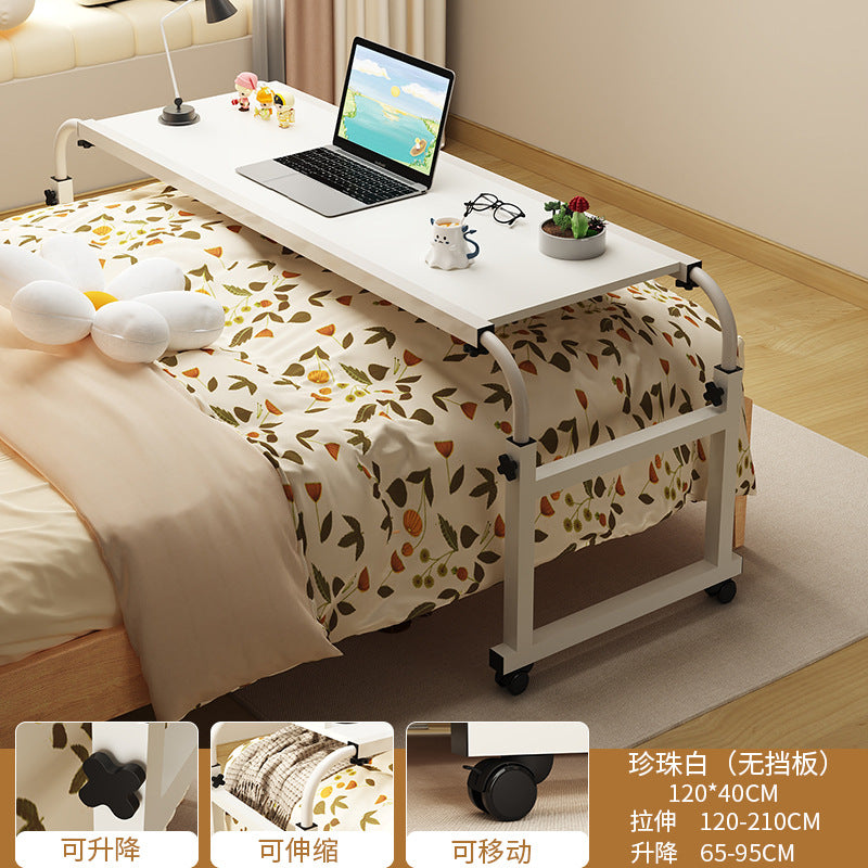 Trendy Cross Bed Table, Home Bed Table, Movable Desk, Computer Desk, Bedroom Bedside Small Table, Lazy Lifting Bed