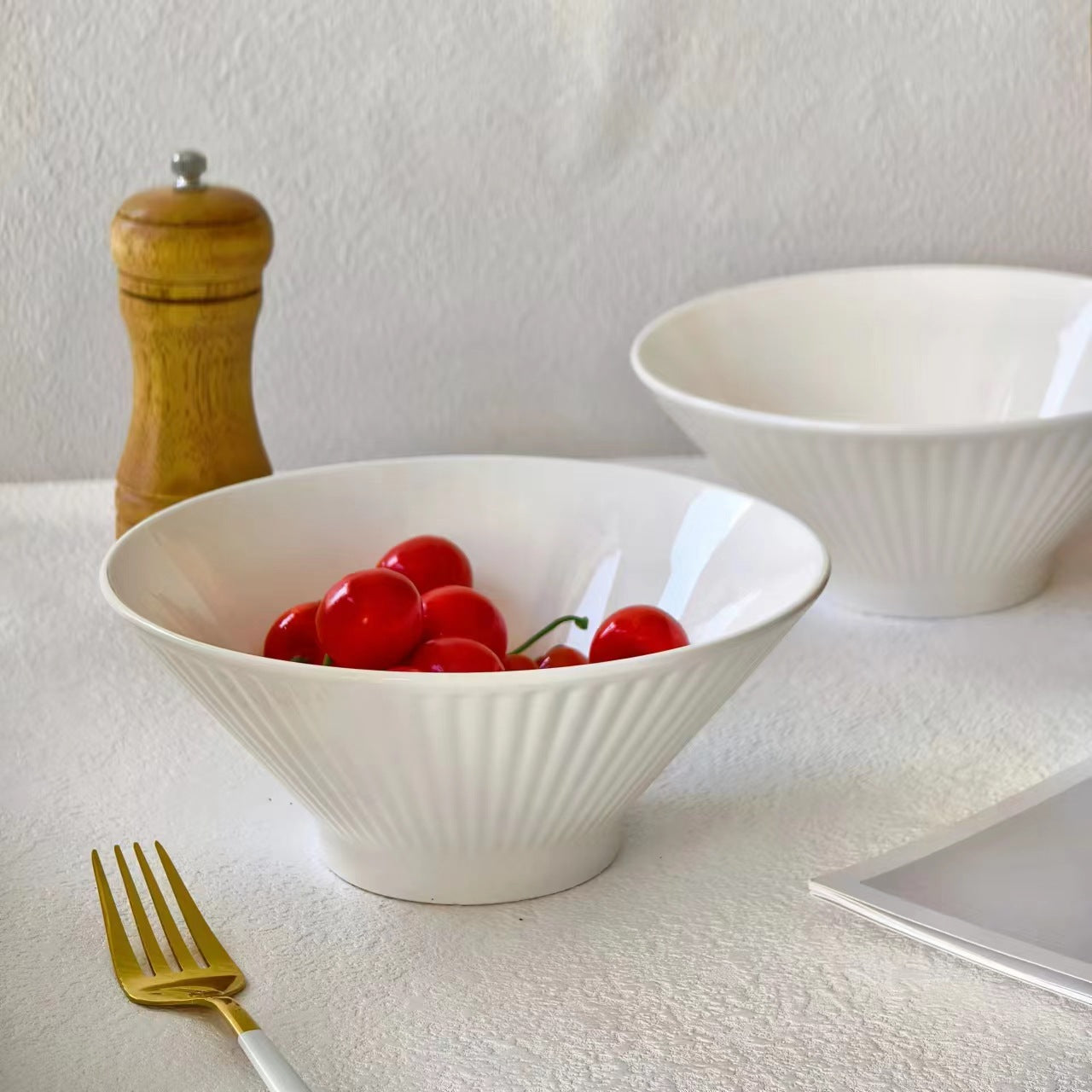 Bucket hat noodle bowl home 2024 new underglaze color ramen bowl premium ceramic noodle bowl noodle bowl 7 inches