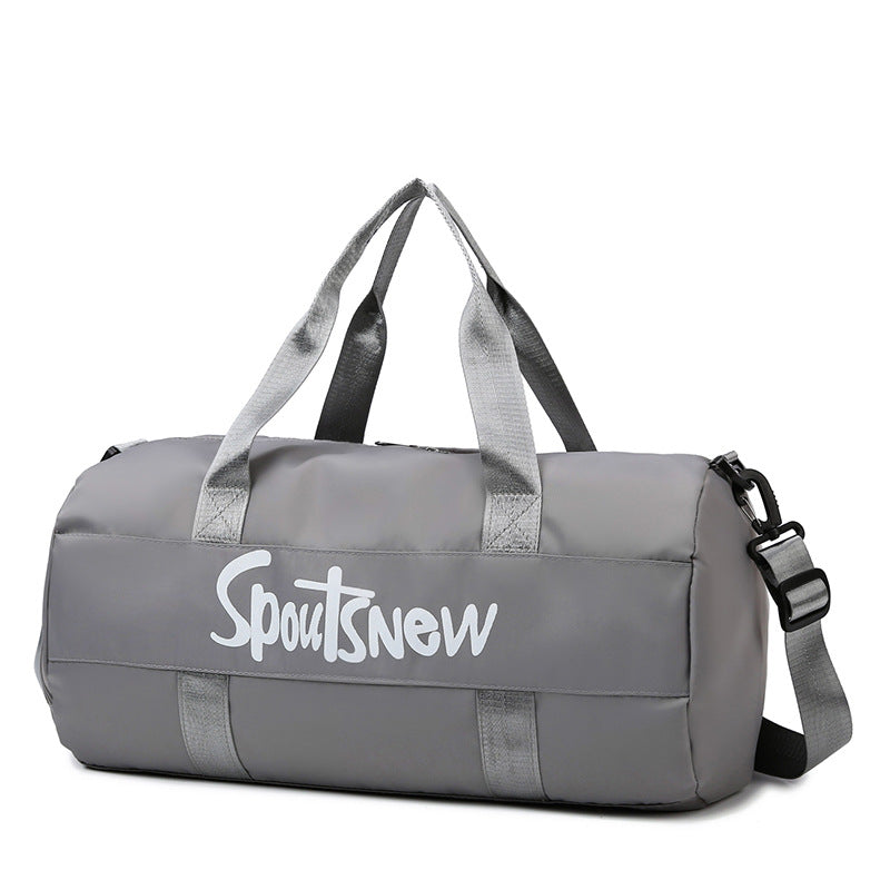 Wet & Dry Separation Gym Bag Men's Excursion Bag Swimming Bag Independent Shoe Compartment Basketball Training Bag Women's Small Tote Bag