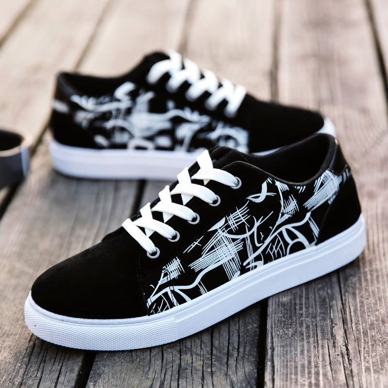 Canvas Shoes Men's Spring Men's Shoes 2024 New Casual Shoes Men's Low-Top Sneakers Trendy Versatile Flat Shoes