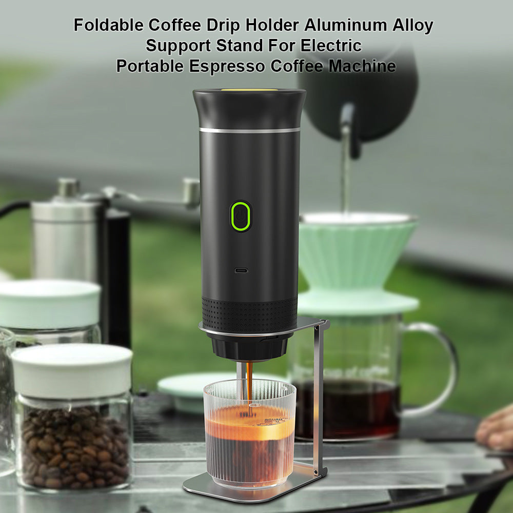 Aluminum Alloy Portable Coffee Machine Stand Metal Foldable Multi Model Outdoor Lightweight Coffee Machine Rack Accessories