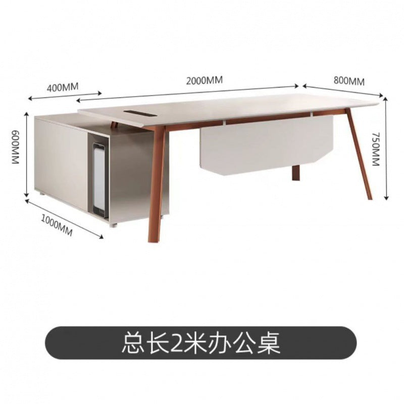 N8 Desk Simple Modern Manager Office Furniture Desk Single Computer Desk Boss Desk Chair Supervisor