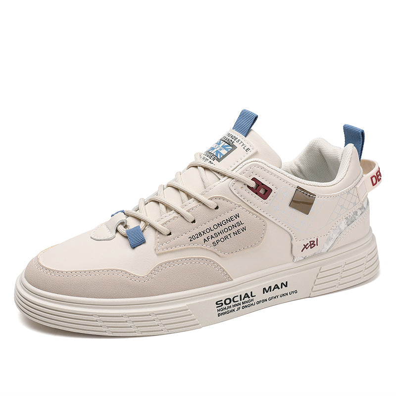 Cross-border men's shoes 2024 new summer small white shoes Korean version trend king size board shoes 46 size casual sneakers