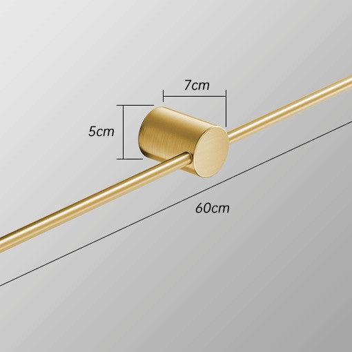 All copper cream wind white bathroom minimalist towel bar non-punch toilet single bar bath towel rack light luxury towel rack