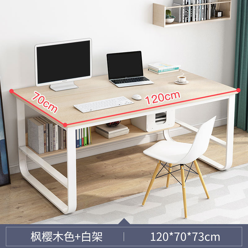 Computer Desk Desk Simple Home Desk with Drawers Rental Room Student Study Bedroom Desk Writing Desk