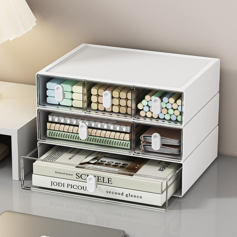 Desk drawer storage box, cosmetics shelf, desk desk, stationery, workstation artifact, dresser, storage box