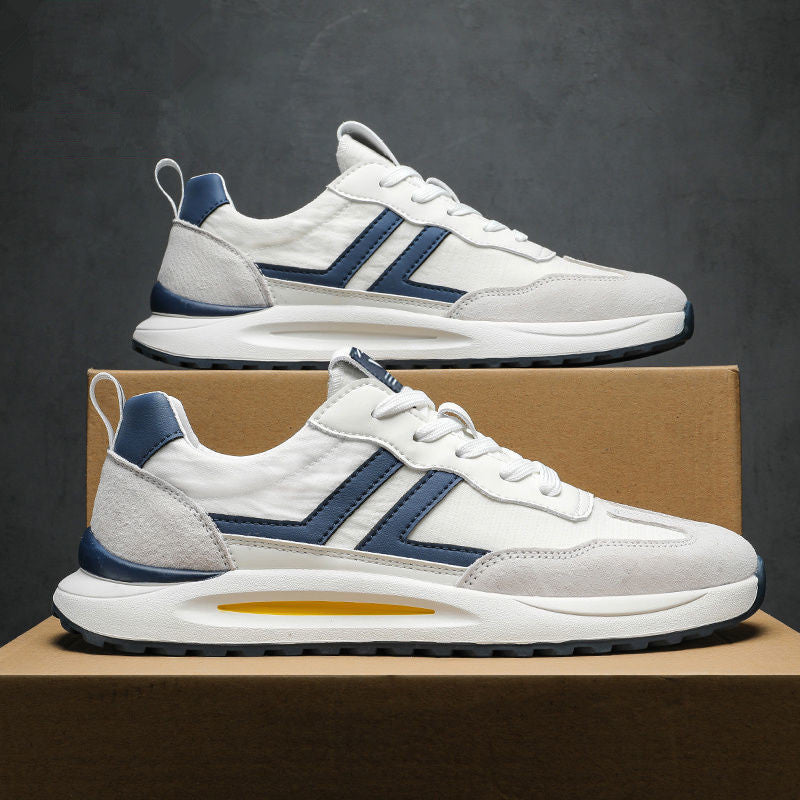Men's shoes: spring and summer, thin casual canvas shoes, breathable board shoes, fashionable casual and versatile, breathable trendy shoes, sneakers