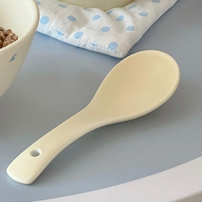 Cute cream color hand kneading ceramic bowl high value matte rice bowl home dessert bowl breakfast bowl drinking soup small bowl