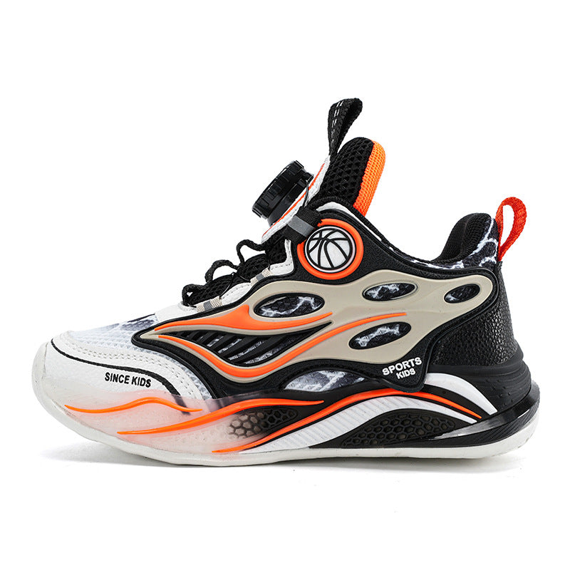 Carefully selected professional basketball shoes, boys' sneakers, spring and summer children's shoes, men's mesh breathable, medium and adult children running lightly
